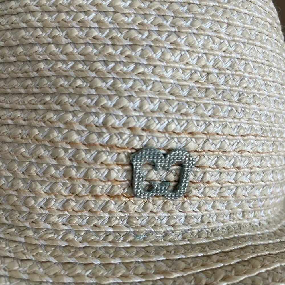 Eric Javits Wide-Brim Straw Sun Hat in Natural Cream